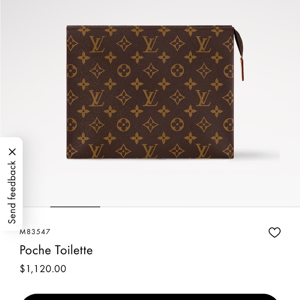 Louis Vuitton Brown Monogram Clutch